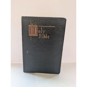 1953 New Catholic Edition Holy Bible Illustrated Confraternity Ed. Pope Pius XII